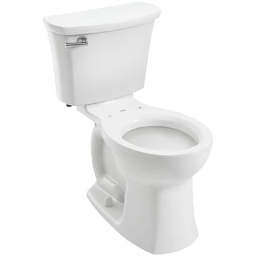Edgemere Two-Piece 1.28 gpf/4.8 Lpf Chair Height Round Front Toilet with Seat by American Standard - view 4