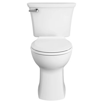 Edgemere Two-Piece 1.28 gpf/4.8 Lpf Chair Height Round Front 10-Inch Rough Toilet with Seat by American Standard - view 2