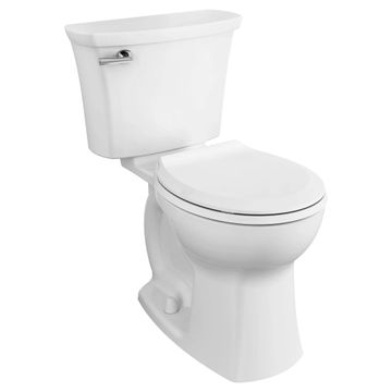 Edgemere Two-Piece 1.28 gpf/4.8 Lpf Chair Height Round Front 10-Inch Rough Toilet with Seat by American Standard - view 3
