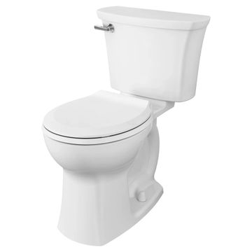 Edgemere Two-Piece 1.28 gpf/4.8 Lpf Chair Height Round Front 10-Inch Rough Toilet with Seat by American Standard - view 5