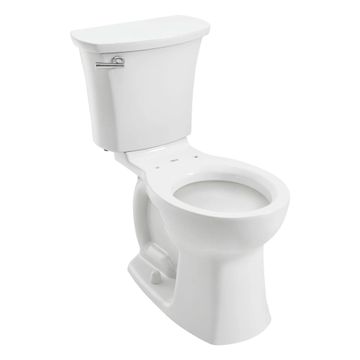 Edgemere Two-Piece 1.28 gpf/4.8 Lpf Chair Height Round Front 10-Inch Rough Toilet with Seat by American Standard - view 4