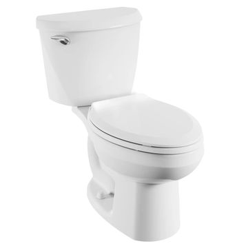 Reliant Two-Piece Chair Height Elongated Toilet with Seat by American Standard - view 2