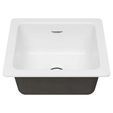 Delancey 18 x 16-Inch Cast Iron Undermount Single-Bowl Kitchen Sink by American Standard - view 2