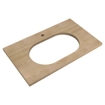 Studio S Above Counter Sink Top with Center Hole Only by American Standard - view 3