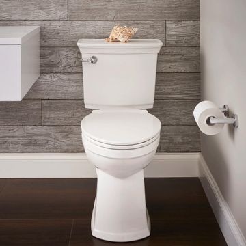 Vormax Plus 1.28 GPF/4.8 LPF Left Trip Lever 16-1/2-in. Elongated-Front Self-Cleaning Toilet with Seat by American Standard - view 5