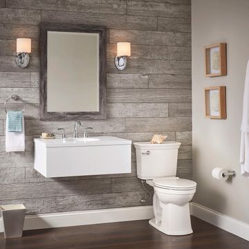 Vormax Plus 1.28 GPF/4.8 LPF Left Trip Lever 16-1/2-in. Elongated-Front Self-Cleaning Toilet with Seat by American Standard - view 6