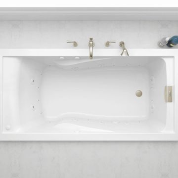 Evolution 72 x 36-Inch Deep Soak Bathtub With EverClean Combination Spa System by American Standard - view 6