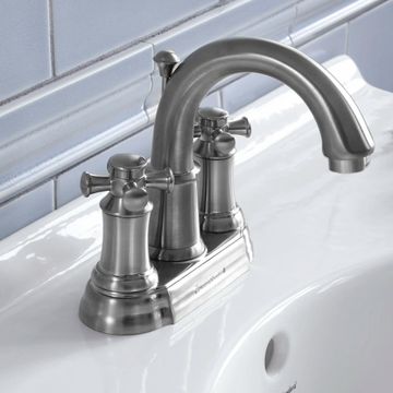 Portsmouth 4-In. Centerset 2-Handle Crescent Spout Bathroom Faucet 1.2 GPM with Cross Handles by American Standard - view 3