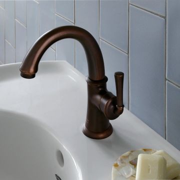 Portsmouth Single Hole Single-Handle High-Arc Bathroom Faucet 1.2 GPM with Lever Handle by American Standard - view 5