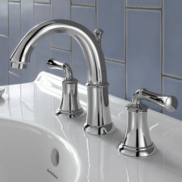 Portsmouth 8-In. Widespread 2-Handle Crescent Spout Bathroom Faucet 1.2 GPM with Lever Handles by American Standard - view 5