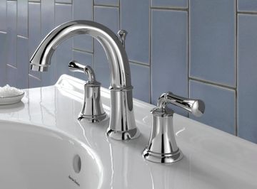 Portsmouth 8-In. Widespread 2-Handle Crescent Spout Bathroom Faucet 1.2 GPM with Lever Handles by American Standard - view 6
