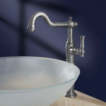 Quentin Single Hole Single-Handle (Feature)Vessel Sink Faucet With Lever Handle by American Standard - view 6