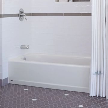 Princeton Americast 60 x 30-Inch Integral Apron Bathtub with Left-Hand Outlet by American Standard - view 5