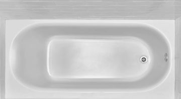 Princeton Americast 60 x 30-Inch Integral Apron Bathtub Right-Hand Outlet With Integral Drain by American Standard - view 9