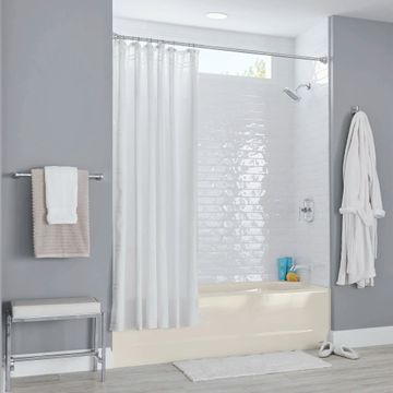 Princeton Americast 60 x 30-Inch Integral Apron Bathtub Above Floor Rough with Right-Hand Outlet by American Standard - view 8
