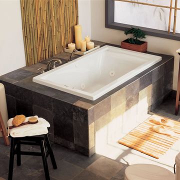 Evolution 60 x 32-Inch Deep Soak Drop-In Bathtub With EverClean Hydromassage System by American Standard - view 3