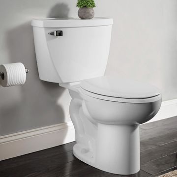 Cadet Two-Piece Pressure Assist 1.6 gpf/6.0 Lpf Chair Height Elongated EverClean Toilet With Bedpan Lugs by American Standard - view 3