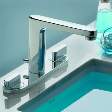 Moments 2-Handle 8 Inch Widespread High-Arc Bathroom Faucet by American Standard - view 4