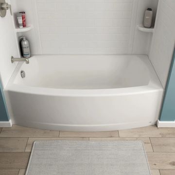 Elevate 5x30-inch Integral Apron Bathtub with Left-hand Outlet by American Standard - view 5