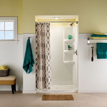 Ovation 48x30-inch Low Threshold Shower Base- Center Drain by American Standard - view 5