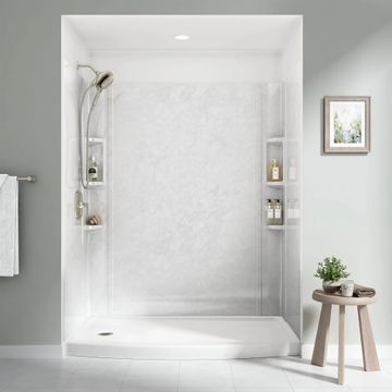 Ovation 60x30-inch Low Threshold Shower Base- Left Hand Drain by American Standard - view 3