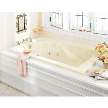 Cadet 60 x 42-Inch Drop-In Bathtub With Hydromassage System by American Standard - view 4
