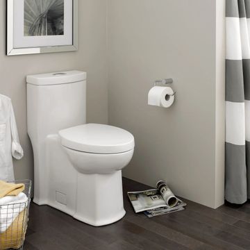 Boulevard One-Piece Dual Flush 1.6 gpf/6.0 Lpf and 1.1 gpf/4.2 Lpf Chair Height Elongated Toilet With Seat by American Standard - view 5