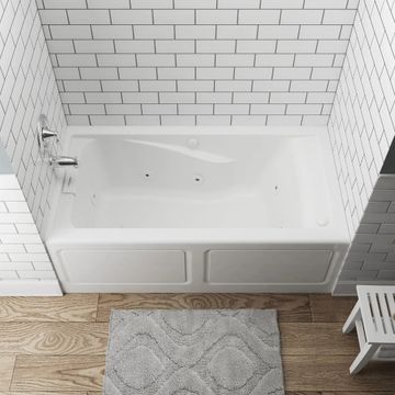 Mainstream 60in x 32in 8-Jet Whirlpool Tub with Left-Hand Drain by American Standard - view 6
