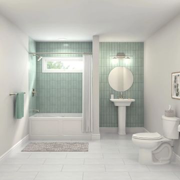 Mainstream 60in x 32in 8-Jet Whirlpool Tub with Left-Hand Drain by American Standard - view 9