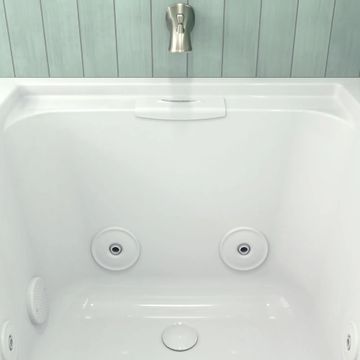 Mainstream 60in x 32in 8-Jet Whirlpool Tub with Left-Hand Drain by American Standard - view 7