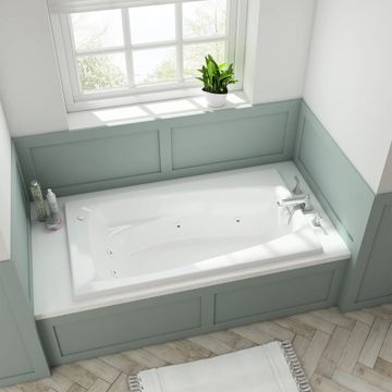 Mainstream 60in x 32in 6-Jet Drop-In Whirlpool Tub by American Standard - view 3