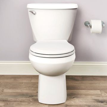 Reliant Two-Piece 1.28 gpf/4.8 Lpf Standard Height Round Front Toilet with Seat by American Standard - view 5