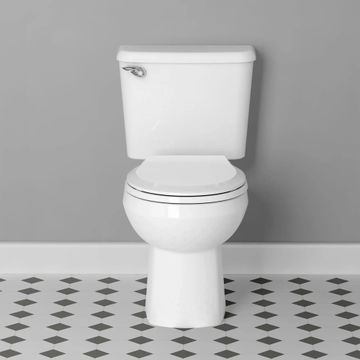Reliant Two-Piece 1.28 gpf/4.8 Lpf Standard Height Round Front 10-Inch Rough Toilet with Seat by American Standard - view 5