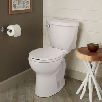 Cadet 3 FloWise 1.28 GPF/4.8 LPF Left Trip Lever Chair Height Round-Front Toilet with Slow-Close Seat by American Standard - view 5