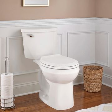 Mainstream Two-Piece 1.28 gpf/4.8 Lpf Chair Height Round Front Toilet with Seat by American Standard - view 5