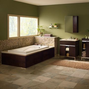 Green Tea 66 x 36-Inch Drop-In Bathtub With EcoSilent EverClean Hydromassage System by American Standard - view 6