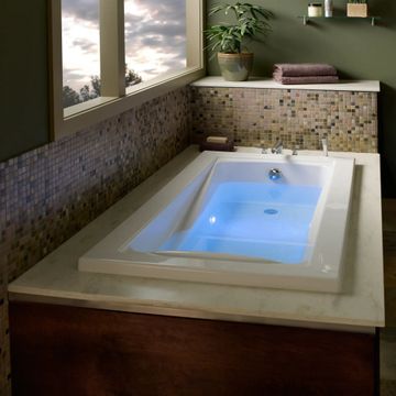 Green Tea 66 x 36-Inch Drop-In Bathtub With EcoSilent EverClean Hydromassage System by American Standard - view 5