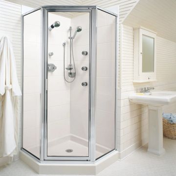 Town Square 38 Inch by 38 Inch Neo Angle Shower Base by American Standard - view 4