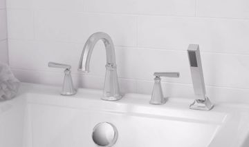Edgemere Bathtub Faucet With Lever Handles and Personal Shower for Flash Rough-In Valve by American Standard - view 4