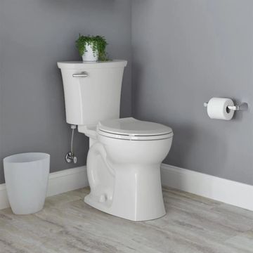Edgemere Two-Piece 1.28 gpf/4.8 Lpf Chair Height Round Front Toilet with Seat by American Standard - view 6
