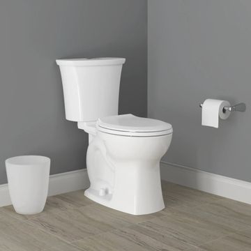 Edgemere 1.6 GPF/6.0 LPF 1.1 GPF/4.1 LPF Dual Flush Elongated-Front Toilet with Seat by American Standard - view 7