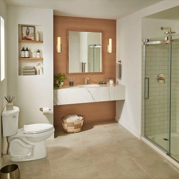 Reliant Two-Piece Standard Height Elongated Toilet with Seat by American Standard - view 6
