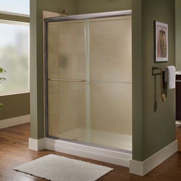Euro 70-Inch Height Semi-Frameless Sliding Shower Door by American Standard - view 5