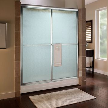 Prestige 60 x 71-1/2-Inch Height Framed Sliding Shower Door with Clear Glass by American Standard - view 6