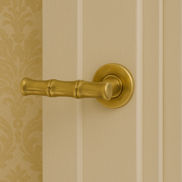 Bamboo Ubud – brass door handle by Il Bronzetto - view 2