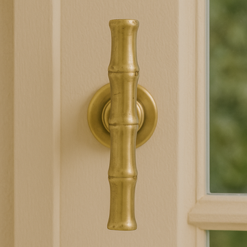 Bamboo Ubud – brass window handle by Il Bronzetto - view 2