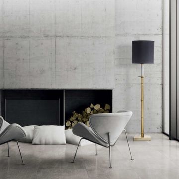 Novecento linear  lamp with pvc lampshade by Il Bronzetto - view 2