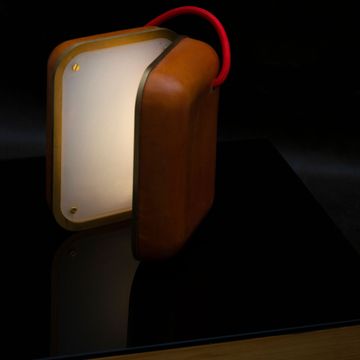 I conic floor lamp with table by Il Bronzetto - view 2