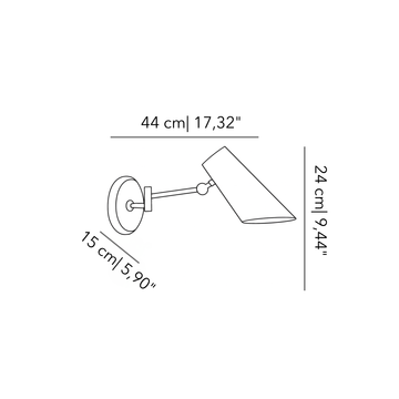 Blossom Camelia wall light with joint by Il Bronzetto - view 4