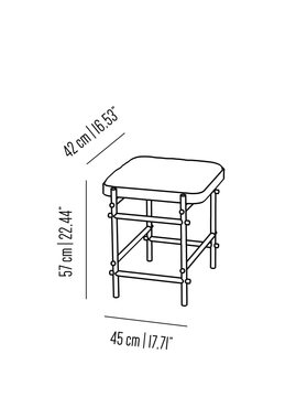 Blossom Float stool by Il Bronzetto - view 8